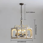 rustic candle chandelier