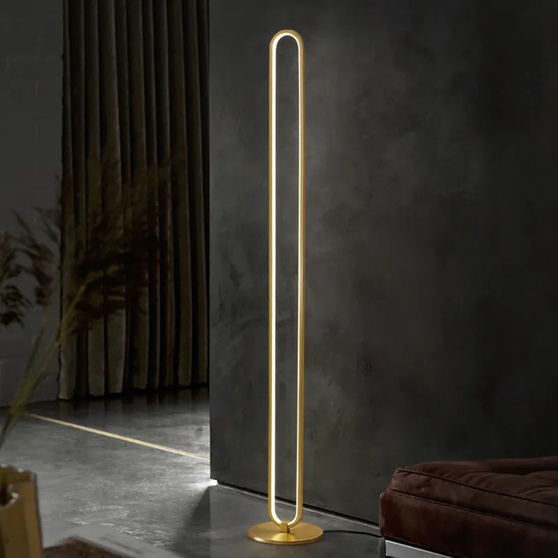modern linear floor lamp