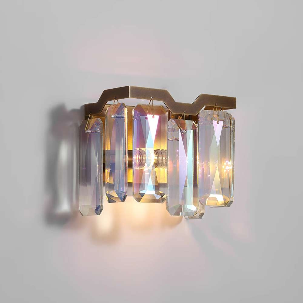 luxury crystal sconces for living rooms
