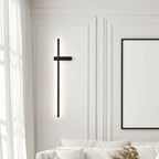 led black long wall sconces