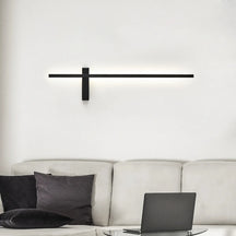 black long strip wall sconces