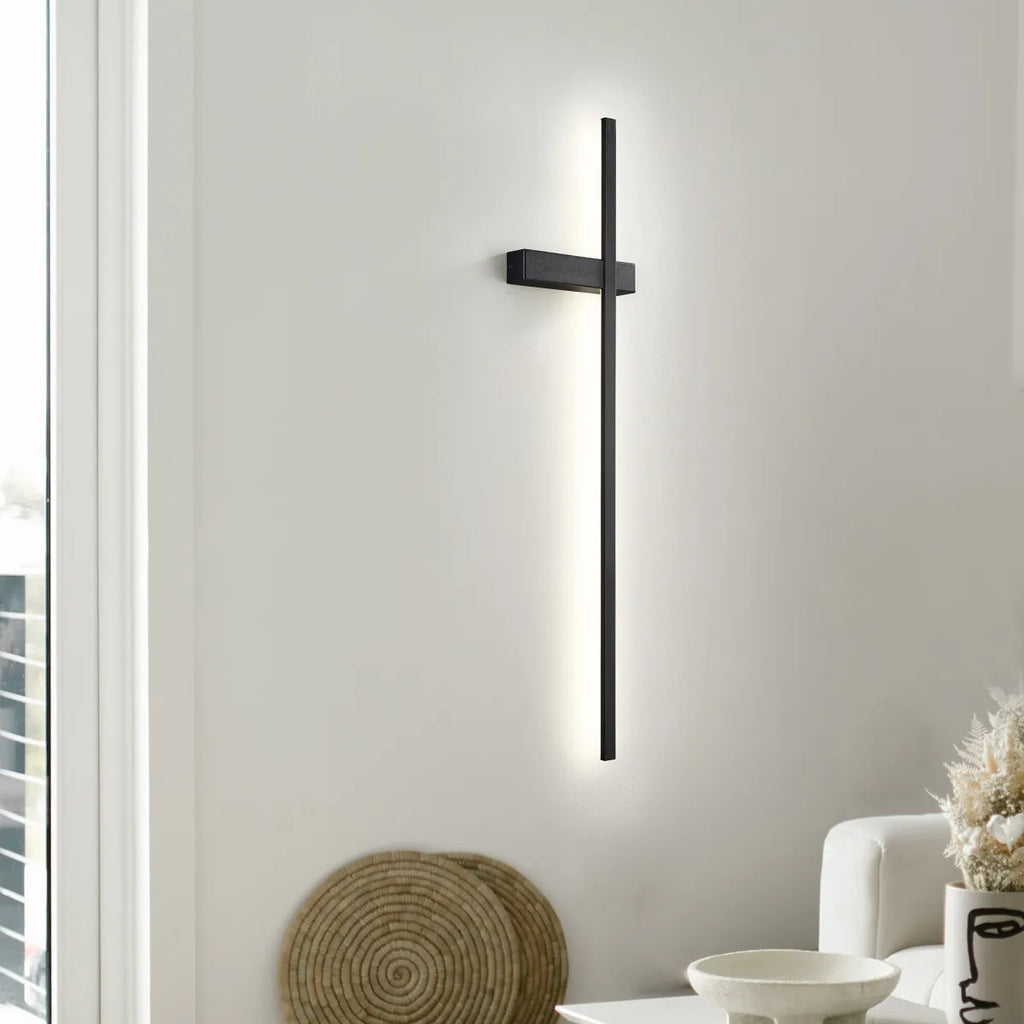 long strip flush mount wall sconces