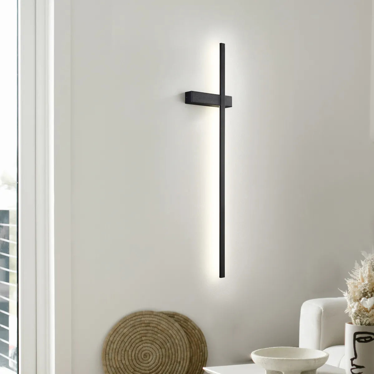 long strip flush mount wall sconces