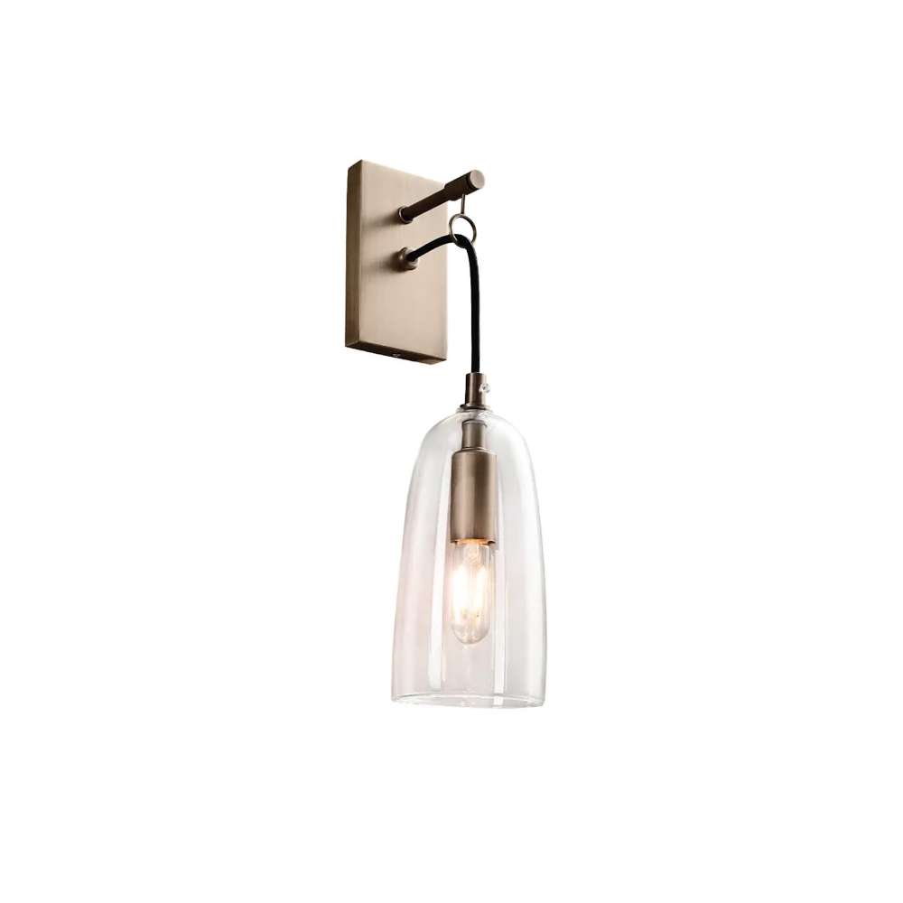 modern classic lure wall sconce