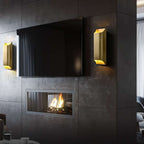 elegant brass sconces