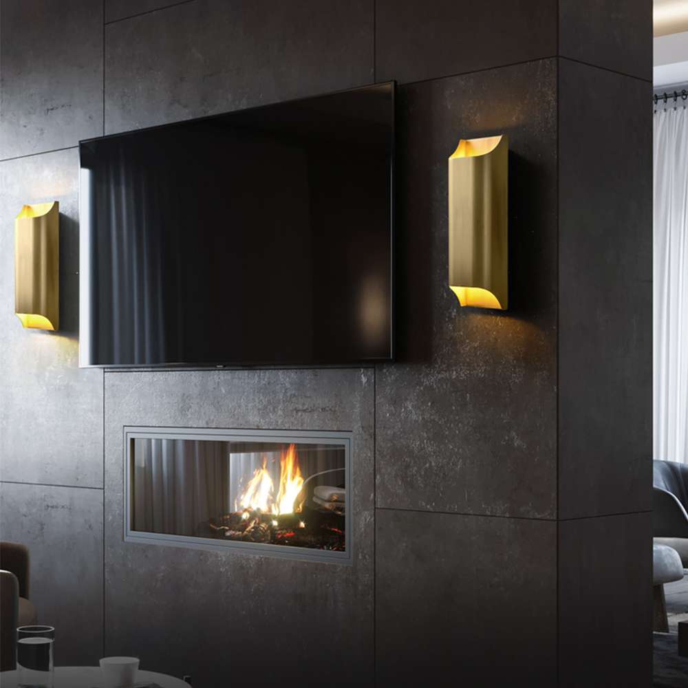 elegant brass sconces