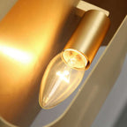 brass construction sconce