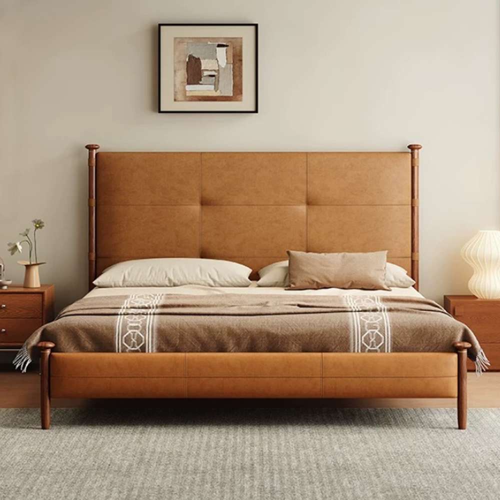 leather bed