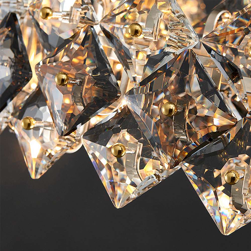 luxury crystal light fixture