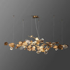 elegant brass chandelier