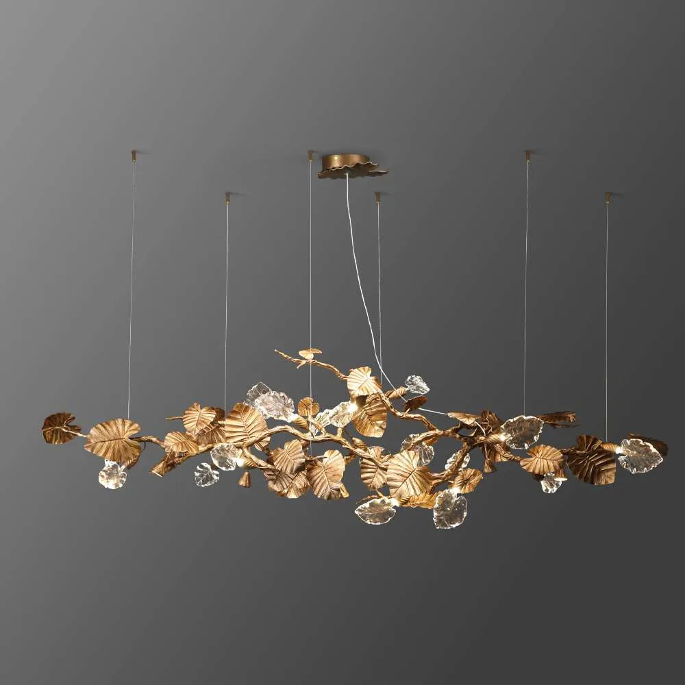 elegant brass chandelier