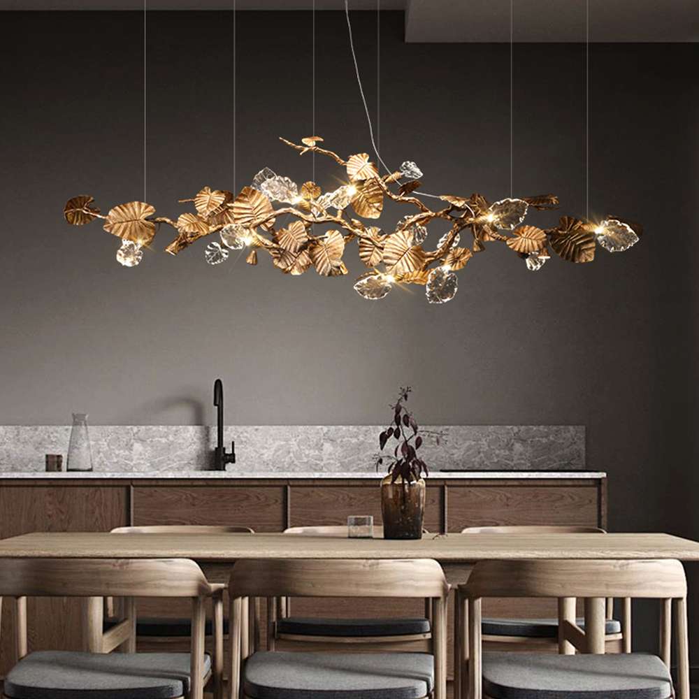 luxury brass chandelier