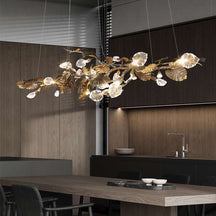 elegant crystal chandelier