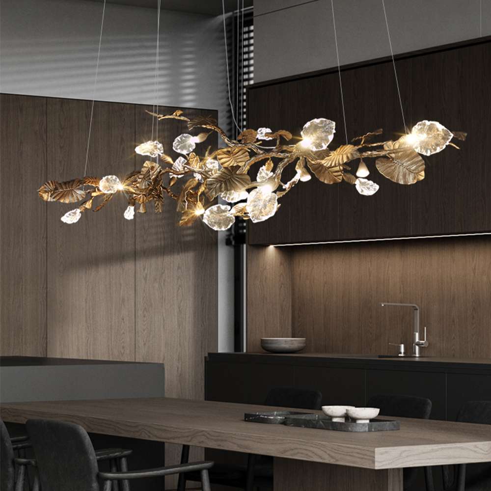 elegant crystal chandelier