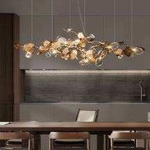 elegant crystal chandelier