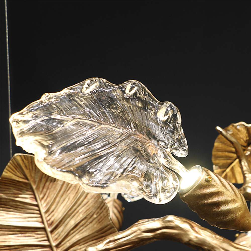 brass crystal chandelier