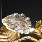 brass crystal chandelier
