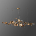 elegant brass chandelier