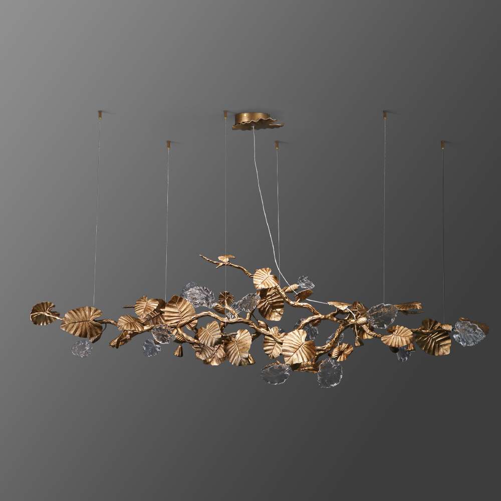 elegant brass chandelier