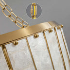 elegant capiz pendant light