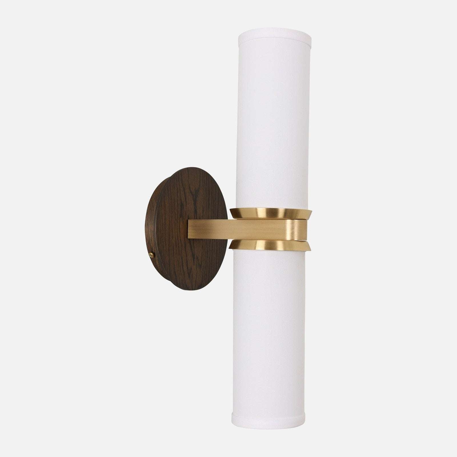 Marlowe Linen Double Wall Sconce — Dual-Arm Wall Light with Warm Soft Glow