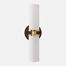 Marlowe Linen Double Wall Sconce – view 3