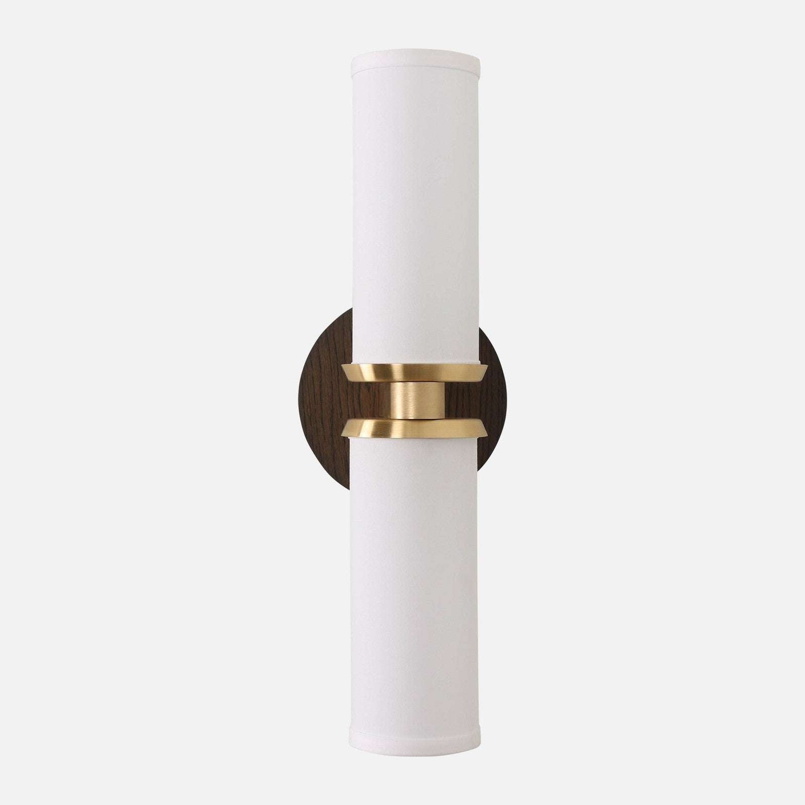 Marlowe Linen Double Wall Sconce — Dual-Arm Wall Light with Warm Soft Glow