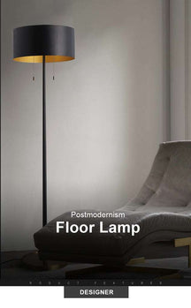 violetta black floor lamp