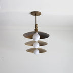 Medieval Brass Chandelier – Modern Kitchen Island Chandelier - View 3