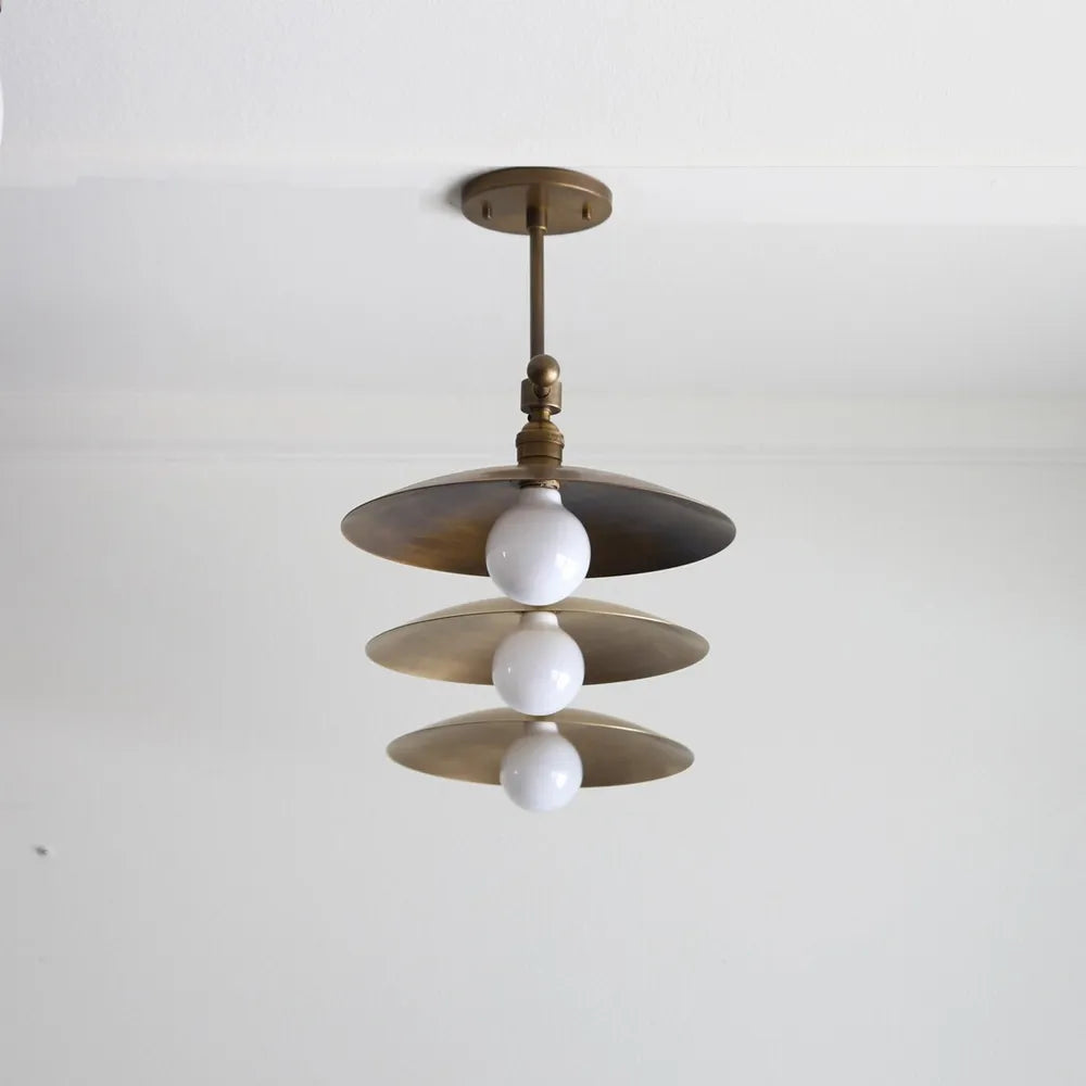 Medieval Brass Chandelier – Modern Kitchen Island Chandelier - View 3