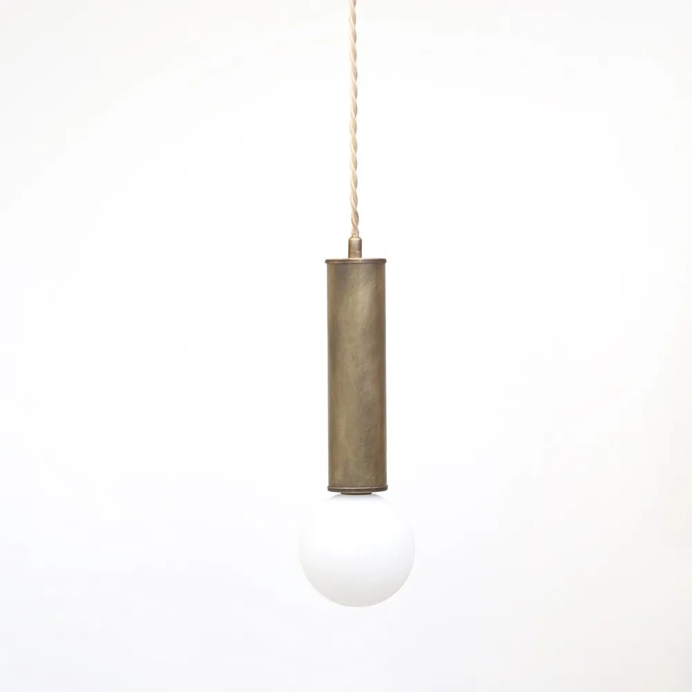 Medieval Minimalist Brass Pendant Light – Vintage Kitchen Island Lamp