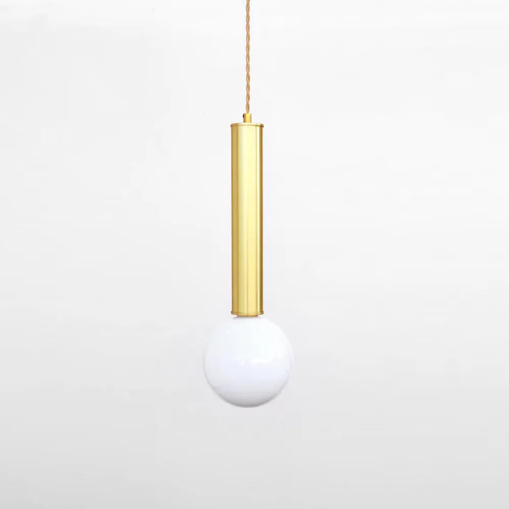 Medieval Minimalist Brass Pendant Light – Vintage Kitchen Island Lamp
