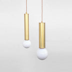 Medieval Minimalist Brass Pendant Light – Vintage Kitchen Island Lamp - View 2
