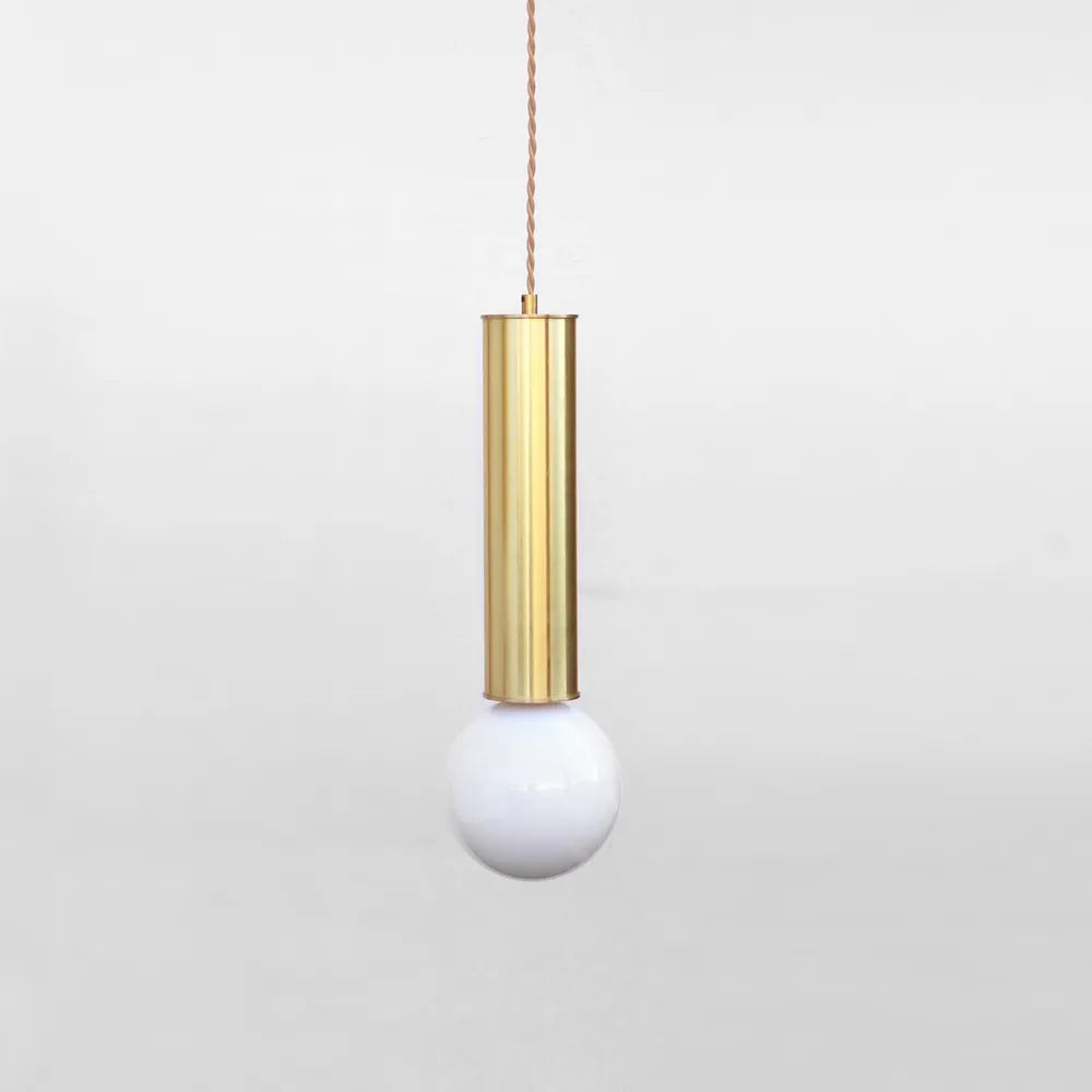 Medieval Minimalist Brass Pendant Light – Vintage Kitchen Island Lamp