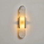 Melange Alabaster Wall Sconce | Sculptural Accent for Chic Interiors