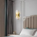 Melange Alabaster Wall Sconce | Sculptural Accent for Chic Interiors - View 3