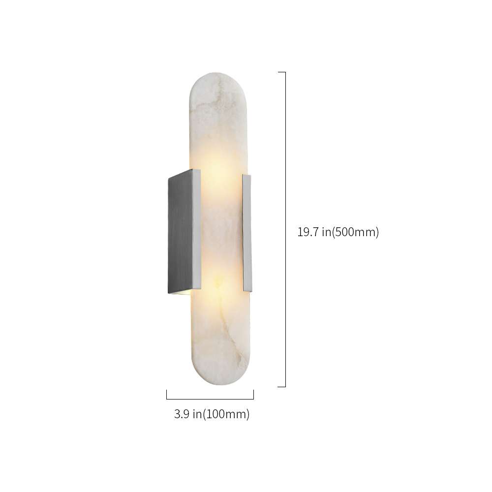 unique elongated wall sconce design