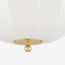 Meshelle Pendant — Open Metal Mesh Light with Warm Filtered Glow
