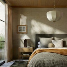 Meshelle Pendant — Open Metal Mesh Light with Warm Filtered Glow