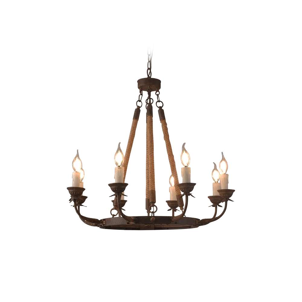 elegant metal hanging chandelier