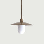 Mid-Century Brass Chandelier – Modern Glass Kitchen Island Lamp