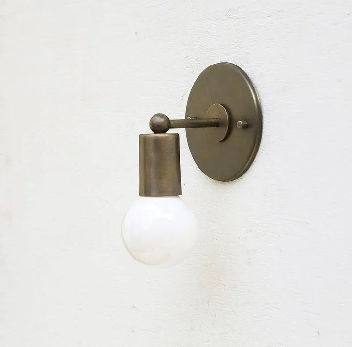brass wall lamp