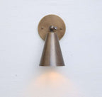 brass wall sconce