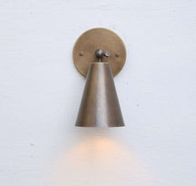 brass wall sconce