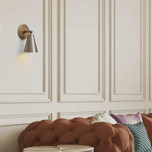 brass wall sconce