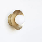 Mid-Century Modern Ceiling / Wall Light with Handcrafted Glass Globe - View 4