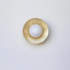 Mid-Century Modern Ceiling / Wall Light with Handcrafted Glass Globe - View 5