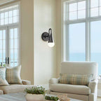 Black Lamp Wall Light Fixture – Mid Century Modern Lighting for Stylish Homes - View 2