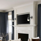 Black Lamp Wall Light Fixture – Mid Century Modern Lighting for Stylish Homes - View 3