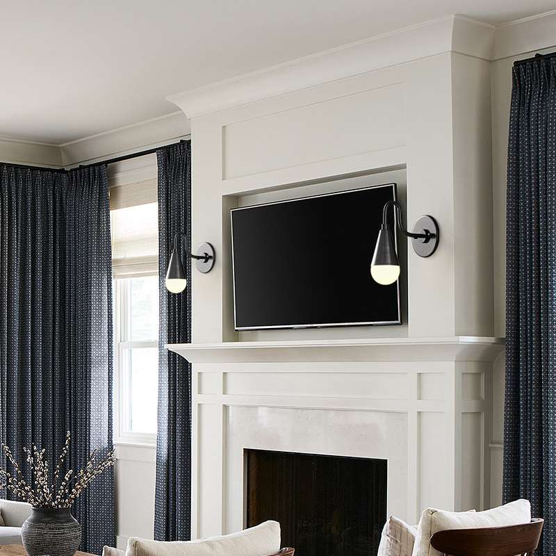 Black Lamp Wall Light Fixture – Mid Century Modern Lighting for Stylish Homes - View 3